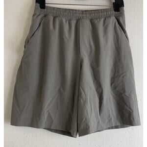 Lululemon Shorts Mens Medium Beige 9" Liner Pace Breaker Athletic Run LM7ANTS